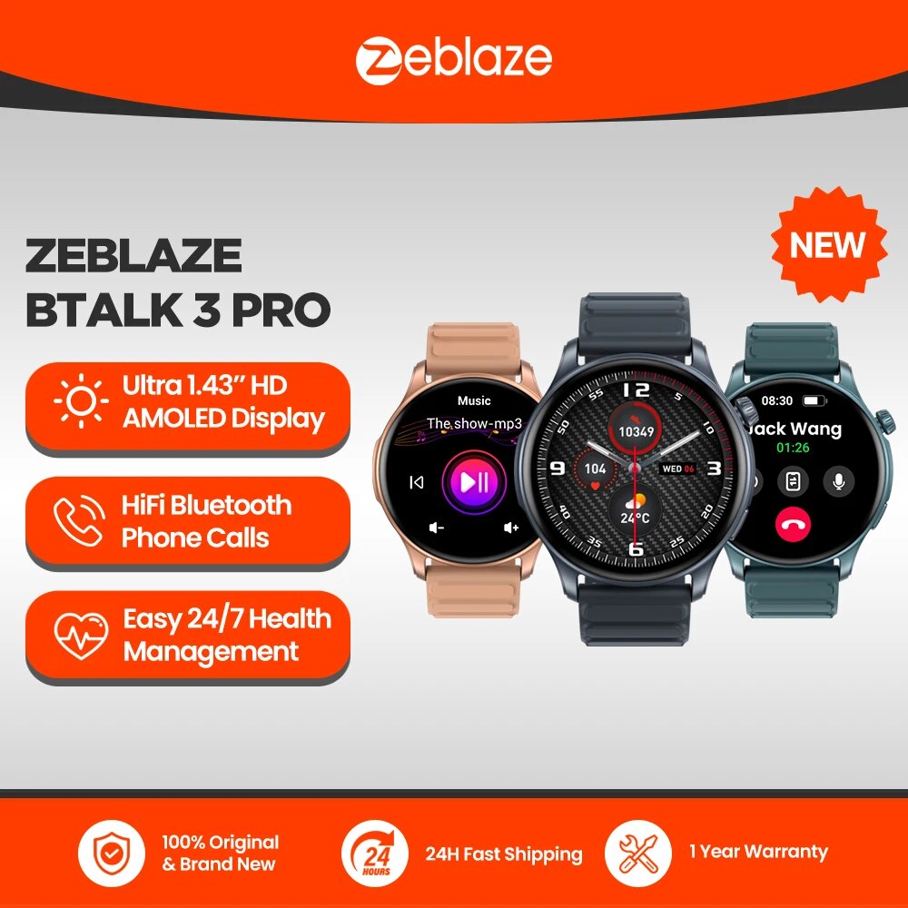 Smartwatch X2 - Zeblaze Btalk 3 PRO 1.43 