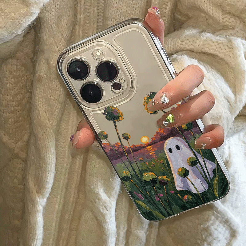 Xiaomi Redmi Note 13 - Casing Ponsel Motif Hantu Lucu dan