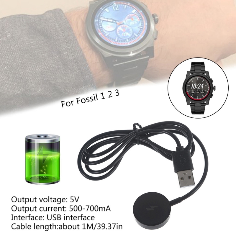 Jam Tangan Pintar Kabel Dock P - Fossil Smartwatch Accessories ulasan dan harga